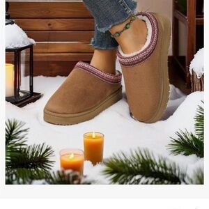 Amazon Essentials Brown Slip-On Shoes